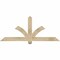Ekena Millwork Redmond Rough Sawn Timber Gable Bracket, Douglas Fir, 60"W x 25"H x 2"D x 4"F, 10/12 Pitch GBW060X25X0204RED00RDF - alternate 1